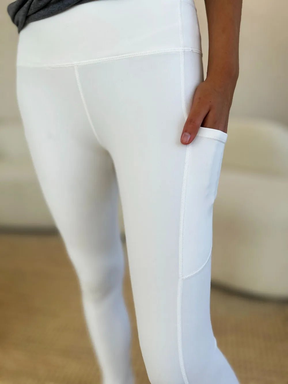 Wide Waistband Sports Leggings - Bela Fils BoutiqueBela Fils Boutique