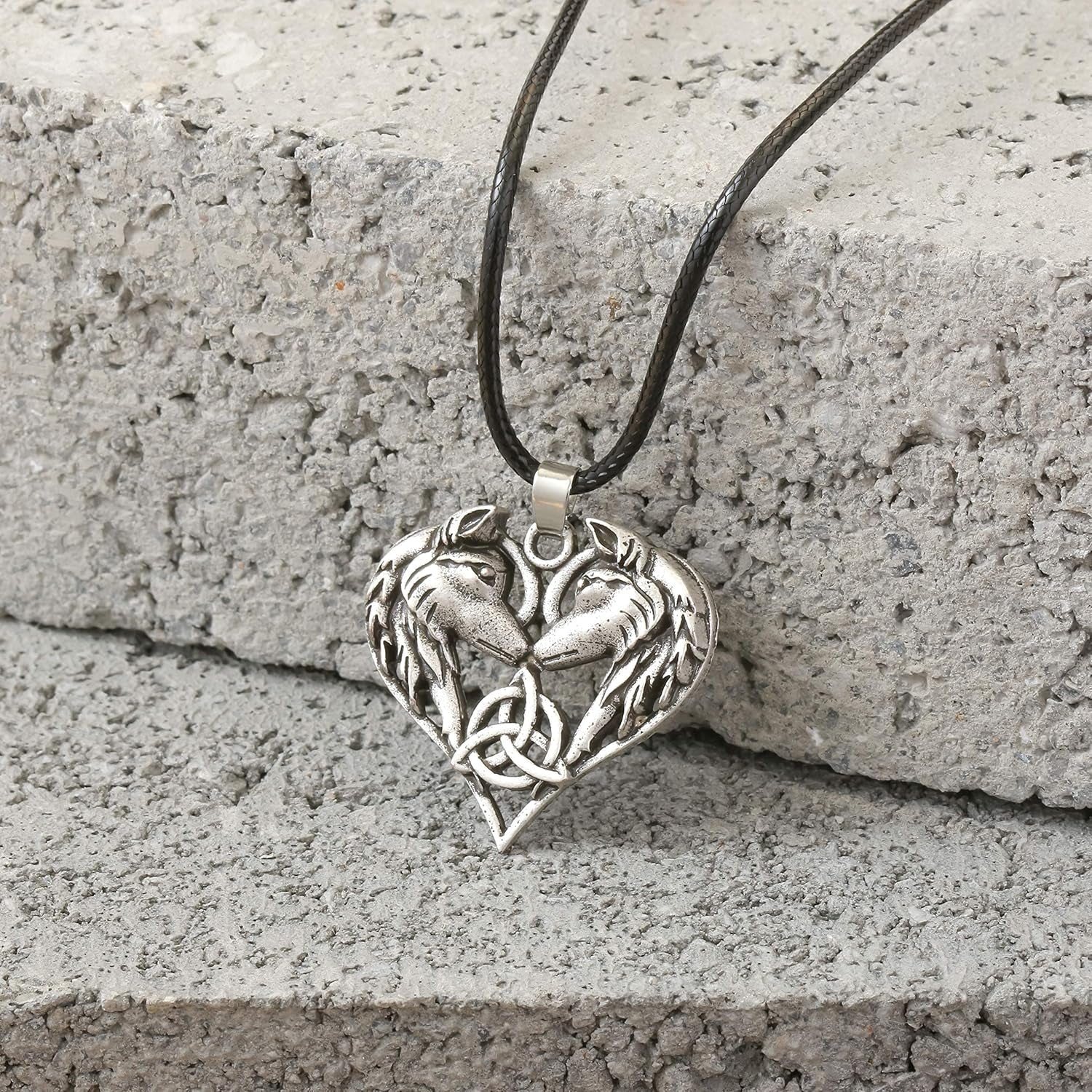 Wolf Couple Necklace – Norse Mythology Jewelry Gift - Bela Fils BoutiqueBela Fils Boutique