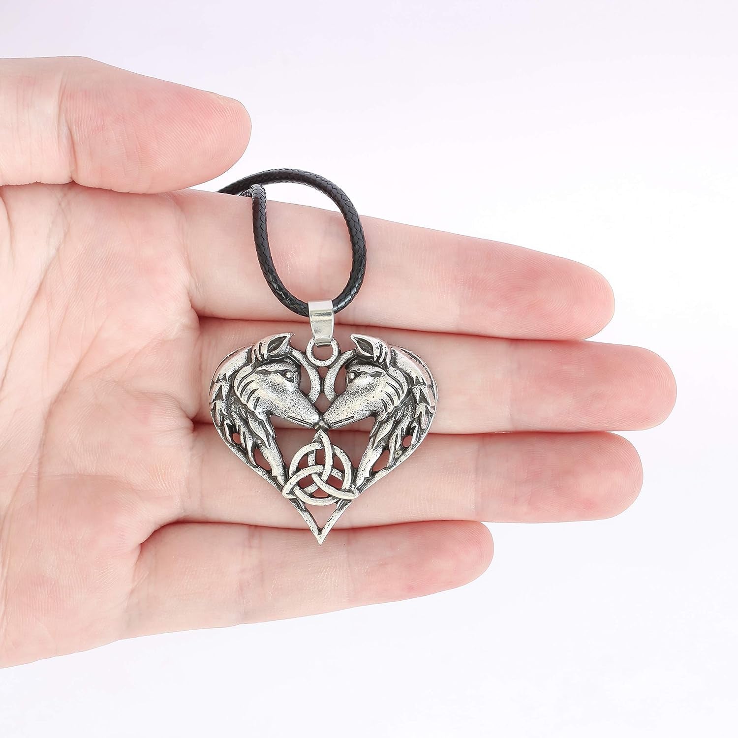 Wolf Couple Necklace – Norse Mythology Jewelry Gift - Bela Fils BoutiqueBela Fils Boutique