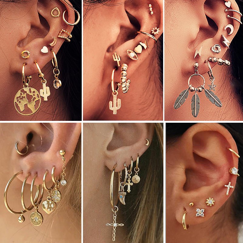 Women Earrings Elegant Girl Earing Set - Bela Fils BoutiqueBela Fils Boutique