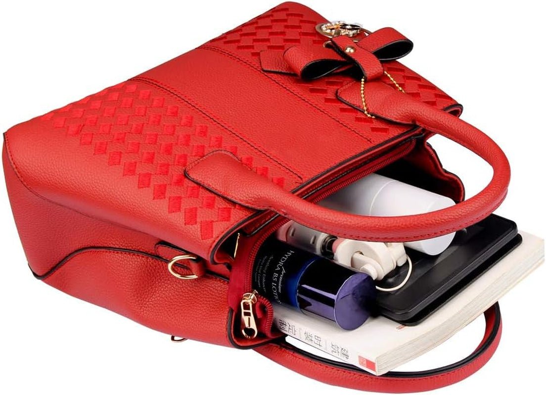 Women’s 3 - Piece PU Leather Satchel & Shoulder Tote Bag Set - Bela Fils BoutiqueBela Fils Boutique