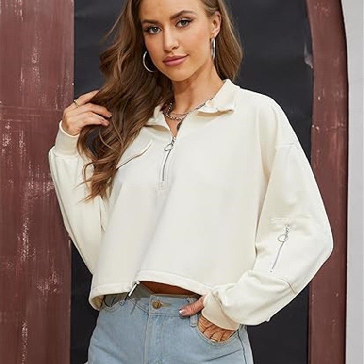 Women's Long Sleeve Casual Sweatshirt - Bela Fils BoutiqueBela Fils Boutique