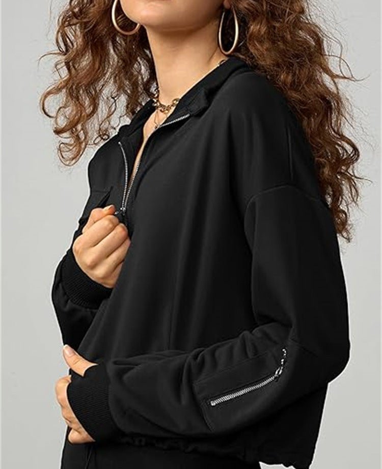 Women's Long Sleeve Casual Sweatshirt - Bela Fils BoutiqueBela Fils Boutique