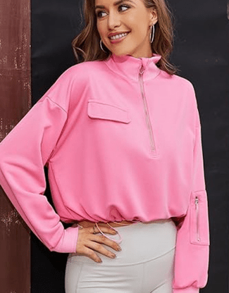 Women's Long Sleeve Casual Sweatshirt - Bela Fils BoutiqueBela Fils Boutique